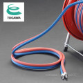 Flexible doublé en caoutchouc souple flexible. Fabriqué par Togawa Rubber Co., Ltd. Fabriqué au Japon (tuyau flexible de gaz en caoutchouc)